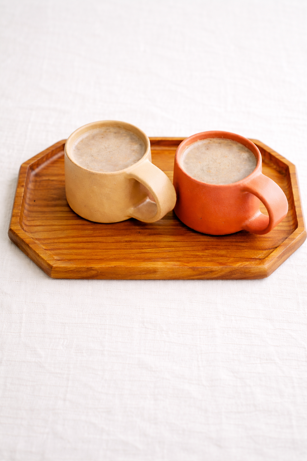 Wooden Octagon Tray
