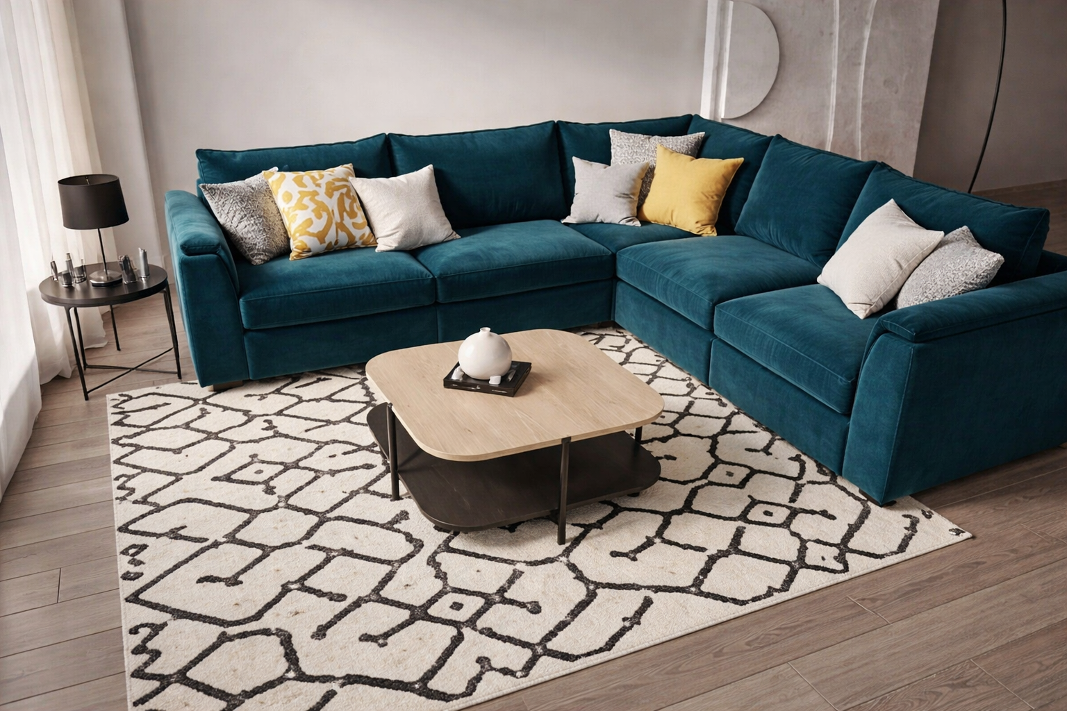 Modern Double Shelf Table