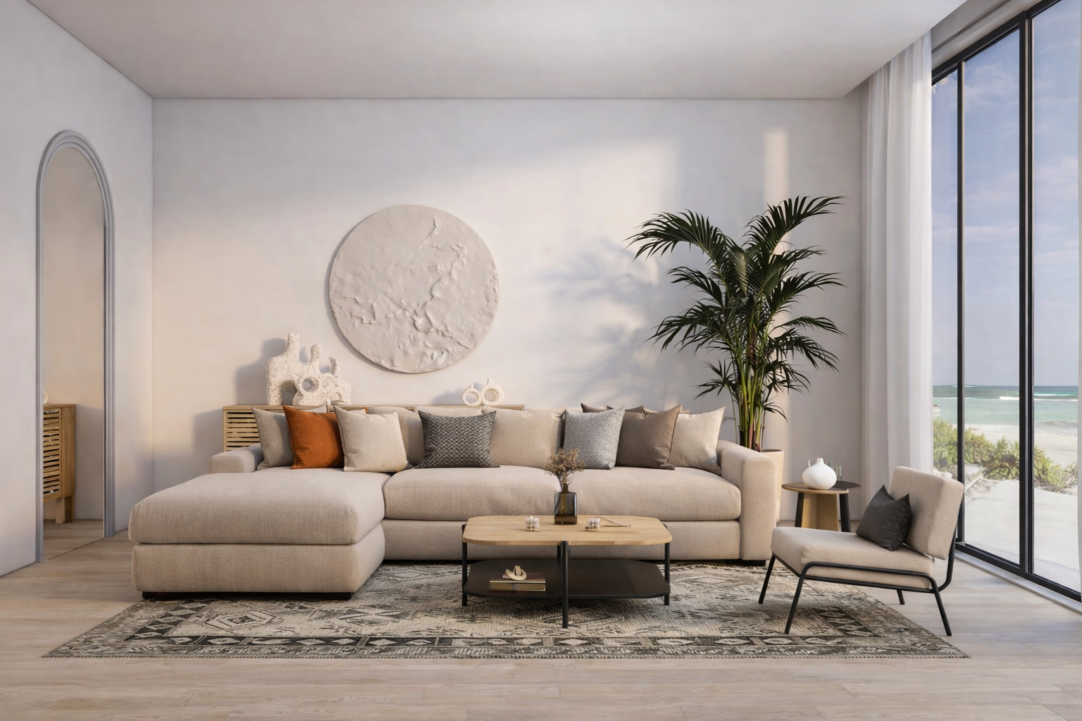 Modern Double Shelf Table