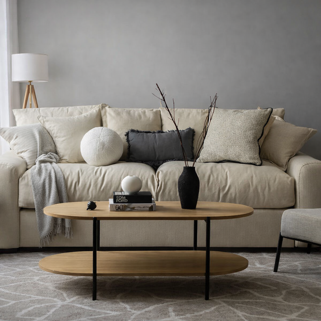 Modern Double Shelf Table